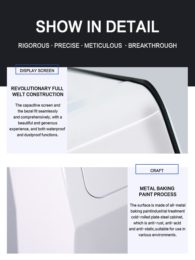 17 inch Multi - Functional Android system Self Service Kiosk Wall Mounted Floor Standing Or Desktop