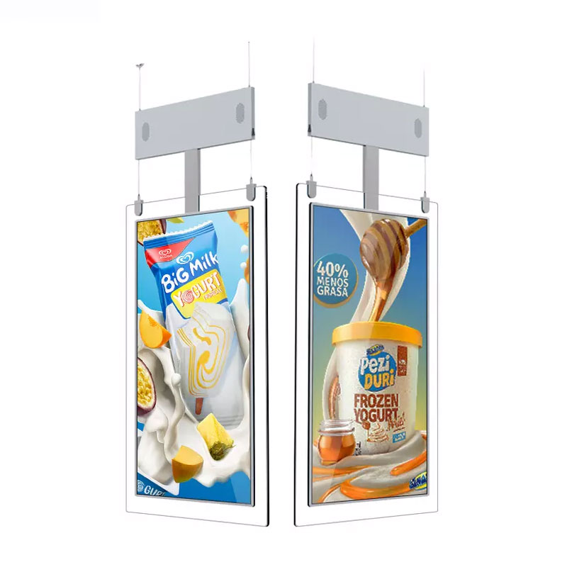 Indoor Double Sided Digital Signage Poster 32Inch 1920×1080 For Mall Shop