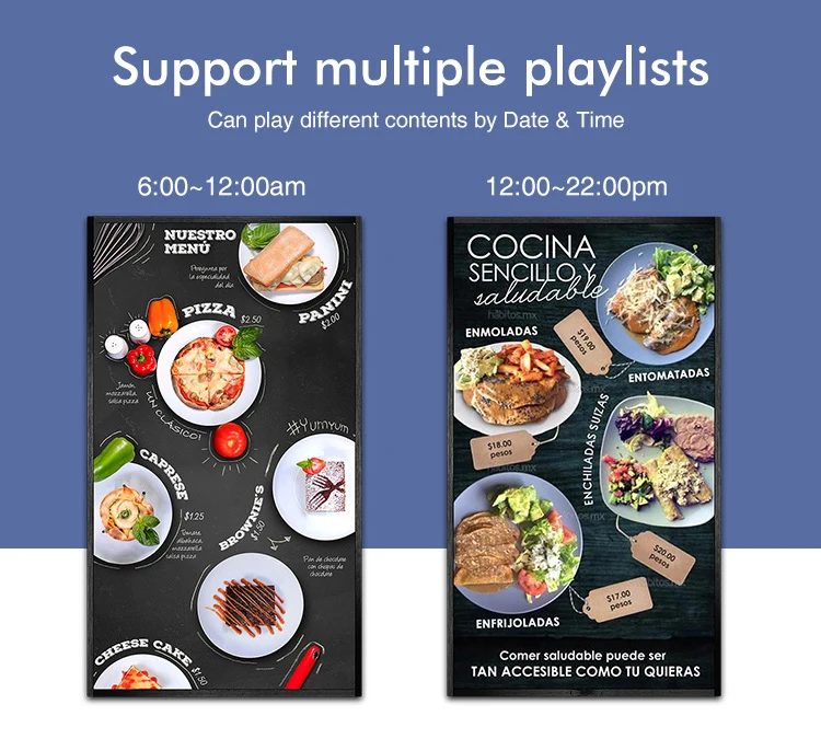 32 Inch Wall Mounted Android system with VESA Digital Signage Elevator Signage Display For Advertising