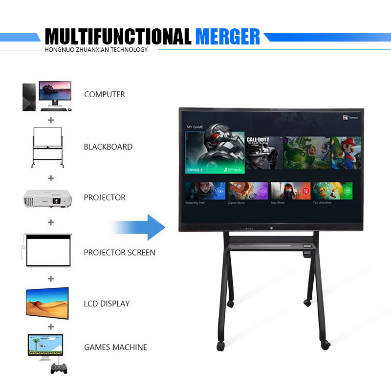 55 Inch Smart Interactive Whiteboard For Classroom