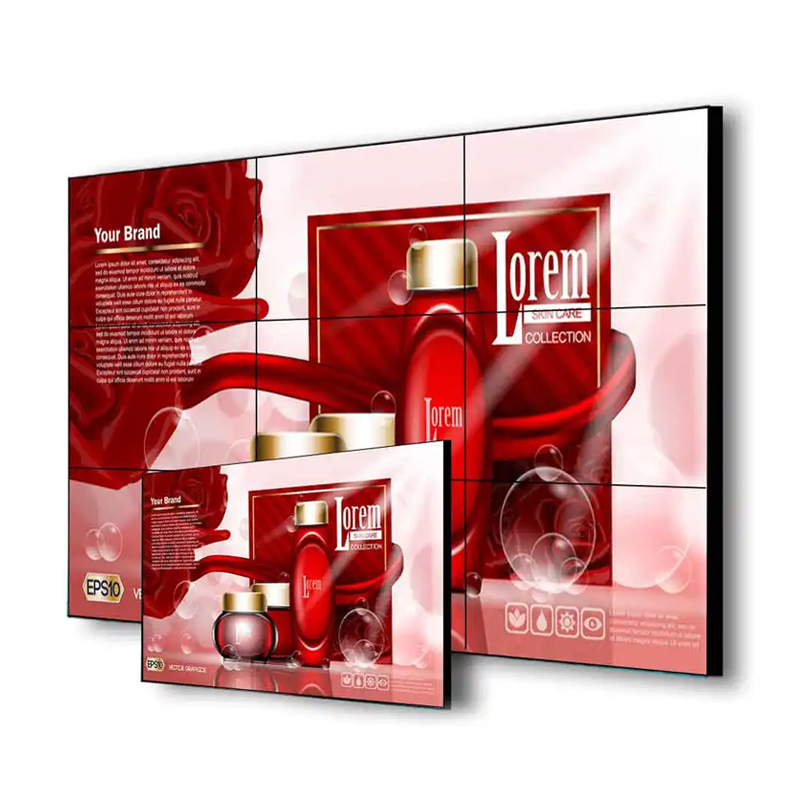 65 inch Wall Mounted LCD Video Wall Panels 3840×2160 Inch For Advertising