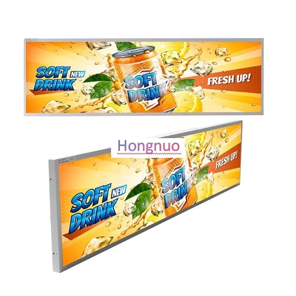 49 .5 inch Bar screen 178° Viewing Angle Wall Mounted Digital Signage with 1920x1080 Resolution and 8ms Response Time