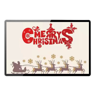 65 Inch 4k Wall Mounted Digital Signage Ultra Thin With High Brightness from shopping mall  cinema  staion